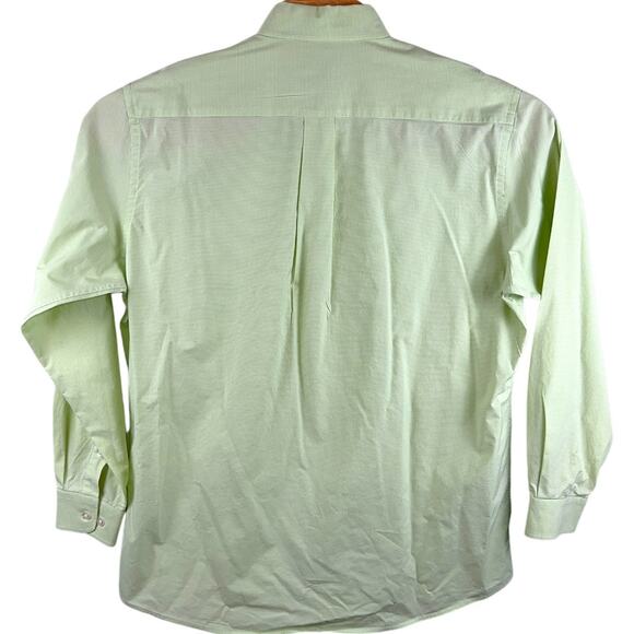 Coast Pawleys Island Classic Button Down Collar Dress Shirt Green Men's Size LG - Picture 2 of 6